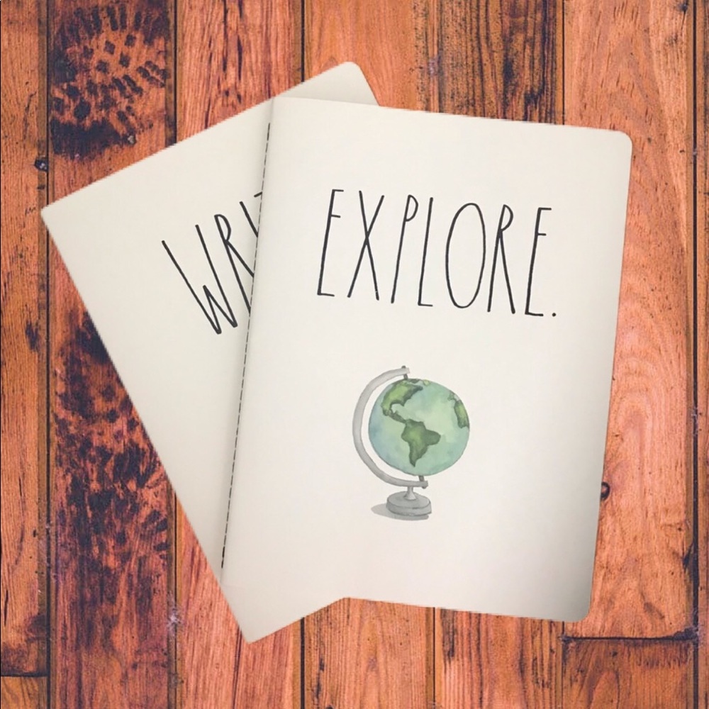 Rae Dunn Notebooks 2 pack! Explore and Write